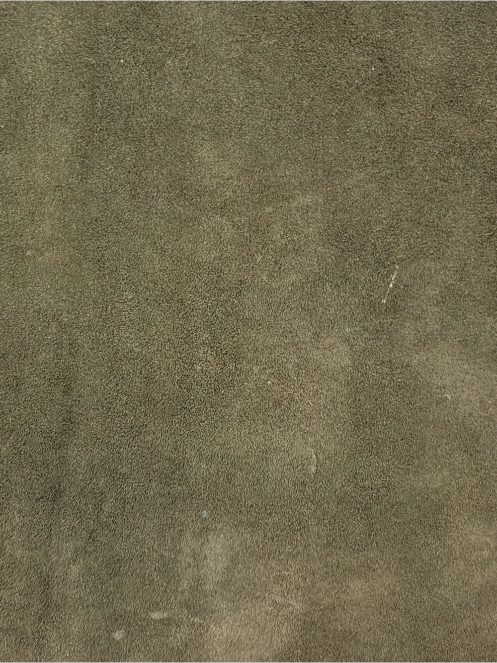 Brooks Brothers 100% Goat Suede A Line Skirt 6 Olive Green Leather Lined - Picture 7 of 8